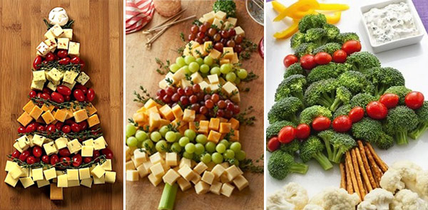 Queijos, frutas e legumes foram árvores interessantes (Foto: Reprodução)